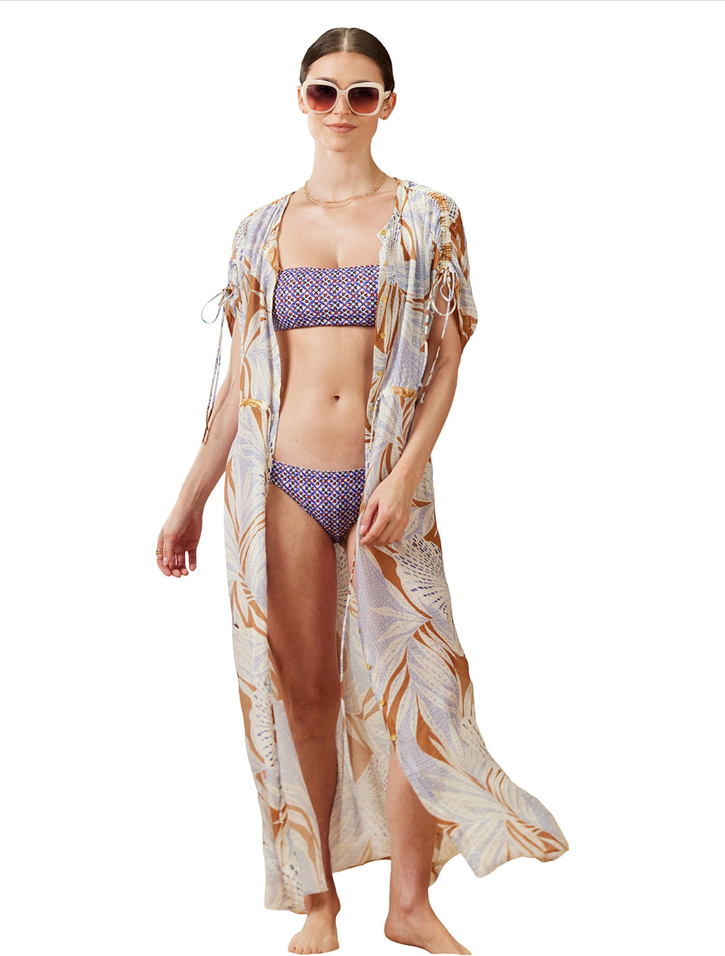 Tribal Flowy Cover Up Dress
