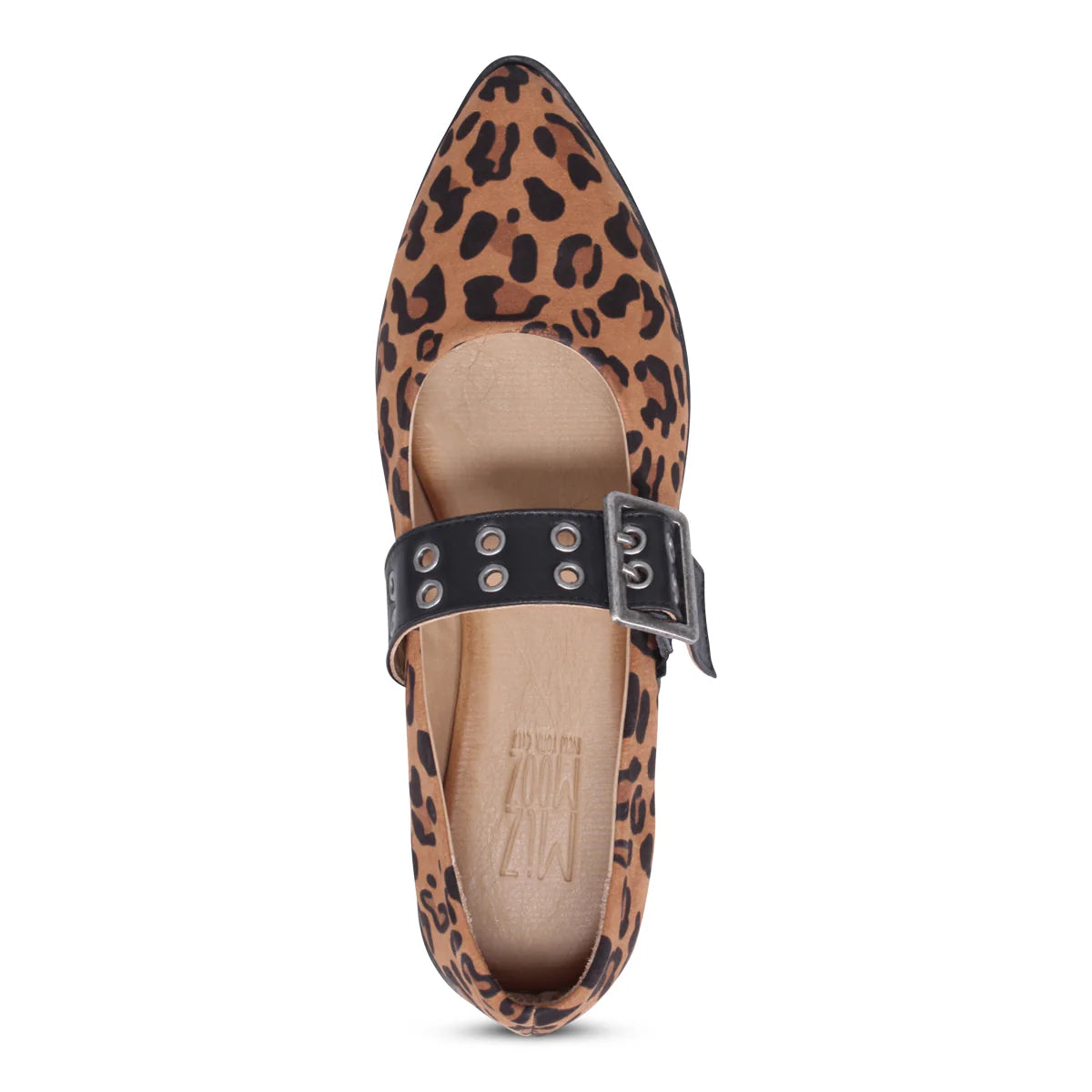 Miz Mooz Feenix Flats Brandy Leopard