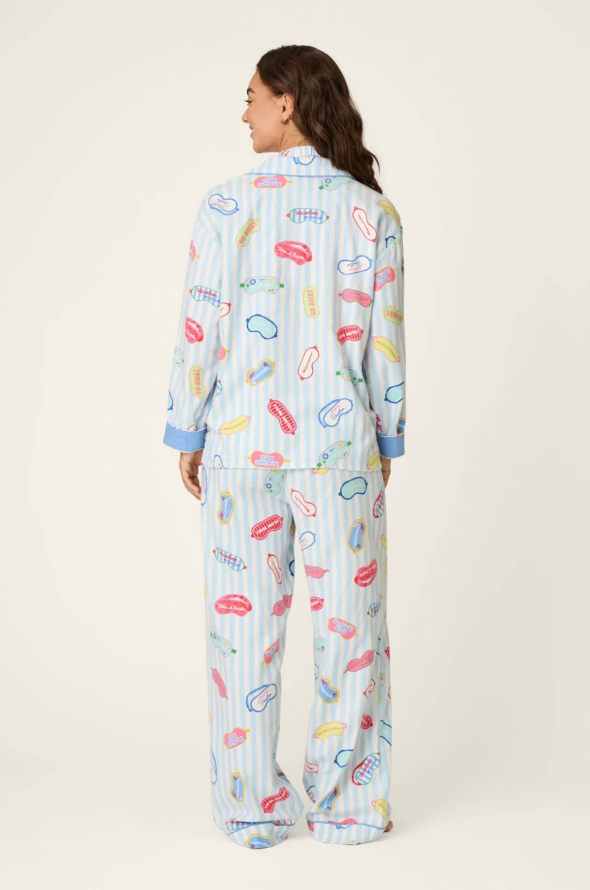PJ Salvage Out Of Office Flannel Pj Set