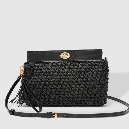 Louenhide Fern Raffie Crossbody Black