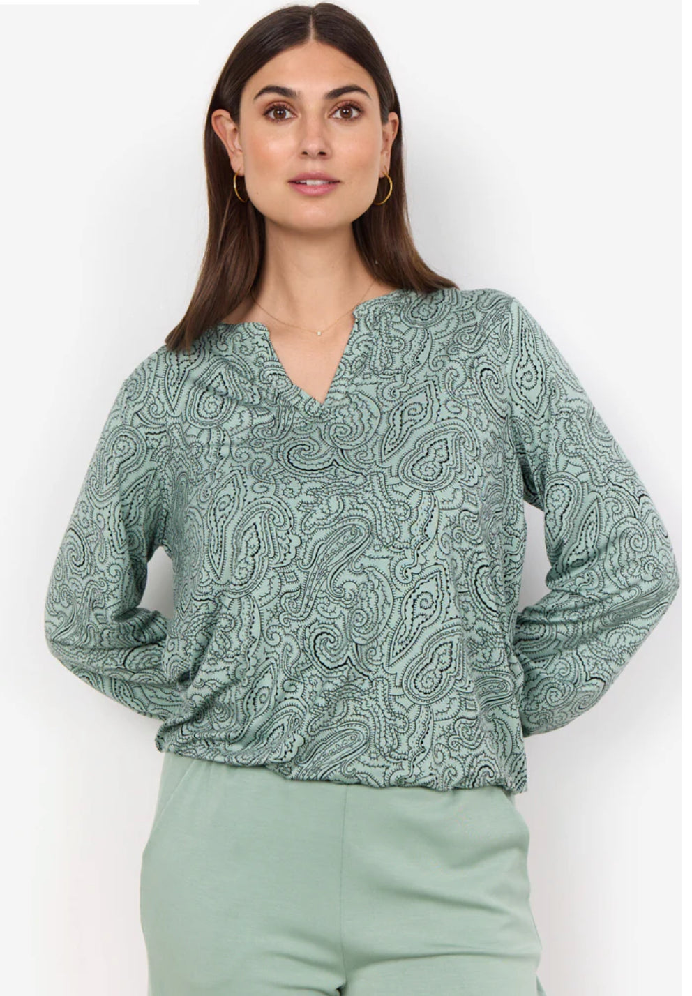 Soya Concept Marcia Blouse Green