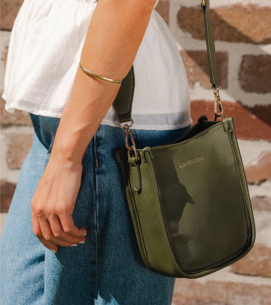 Louenhide Parker Crossbody Bag Olive