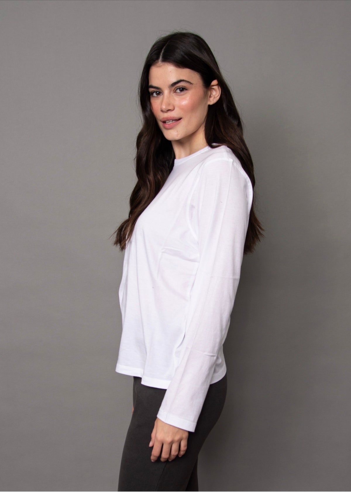 RD Style Relina Long Sleeve Top White