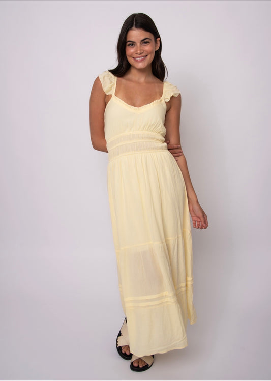 RD Style Aerie Chiffon Dress Sunlit