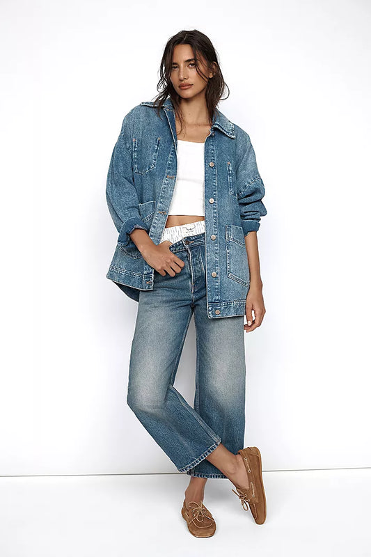 Free People Deep Trance Boyfriend Jeans From Beyond