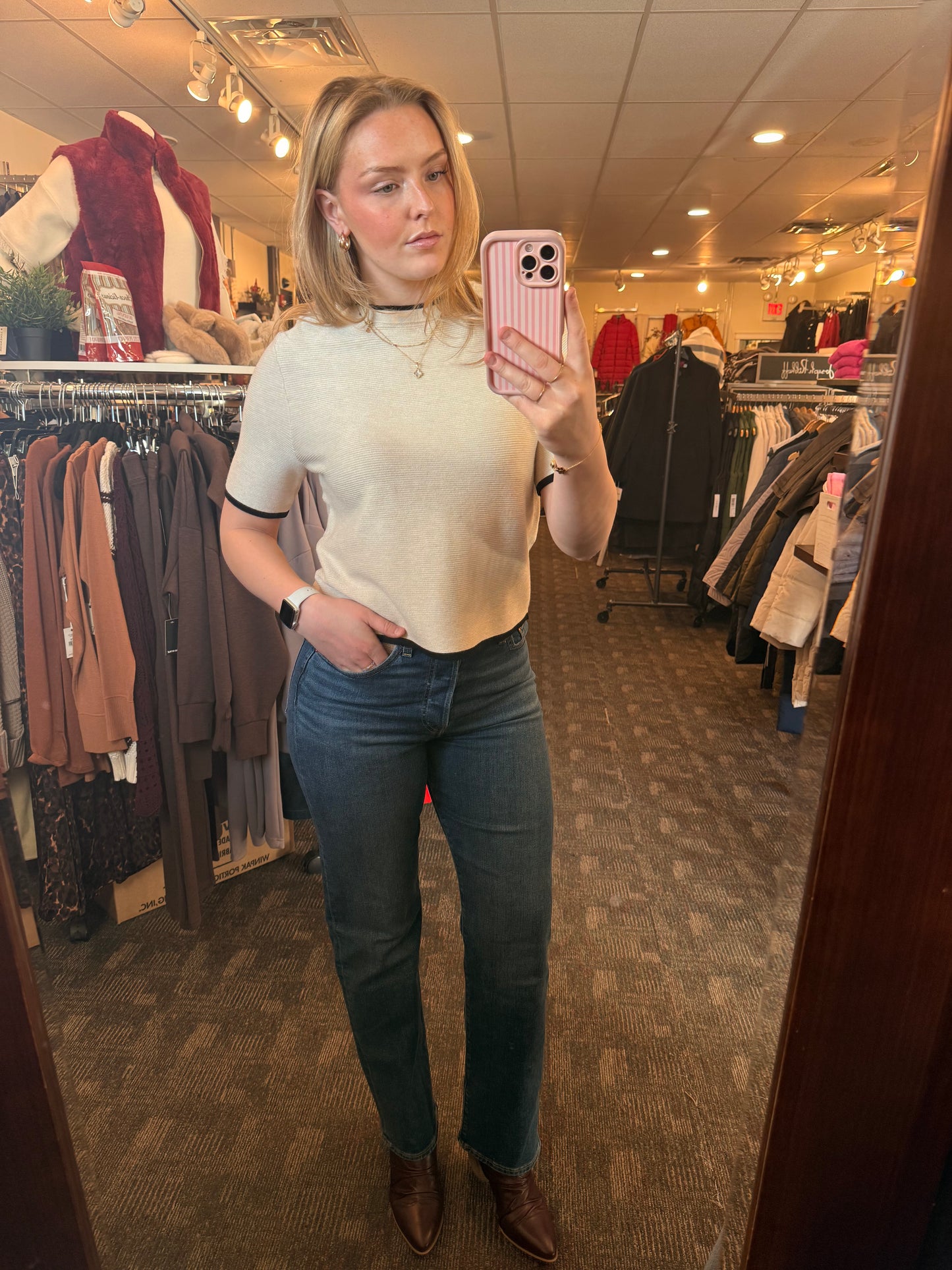 Soya Concept Dollie Pullover Top Cream