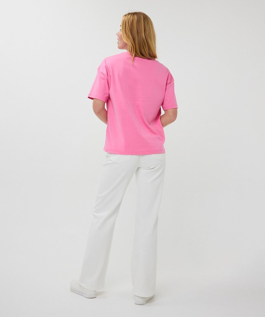 Esqualo Basic Oversized Tee Rose