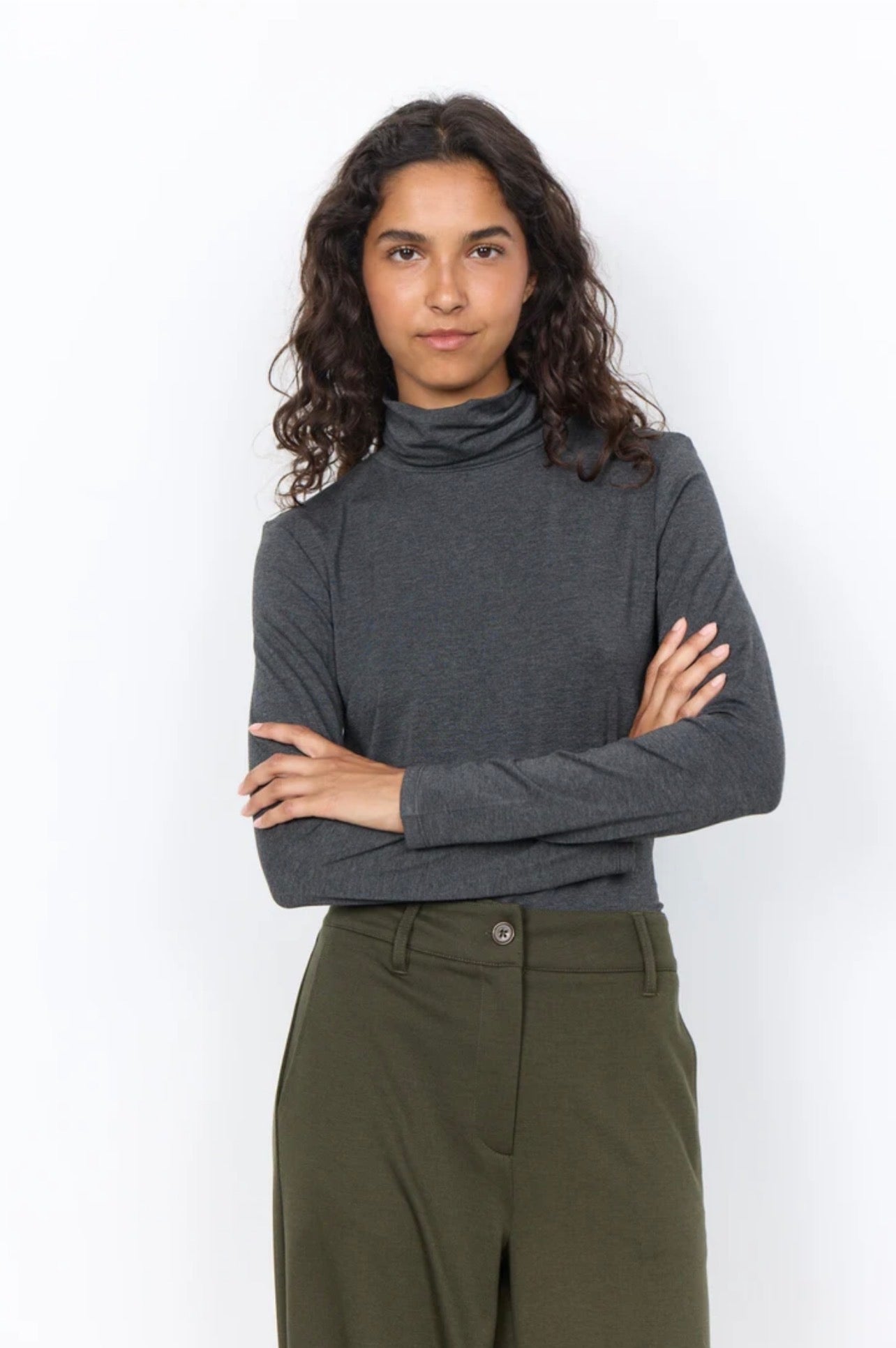 Soya Concept Marcia Turtleneck Grey