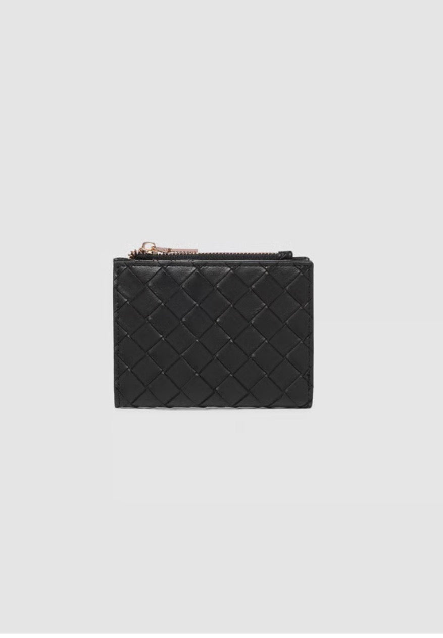Louenhide Lily Woven Wallet Black