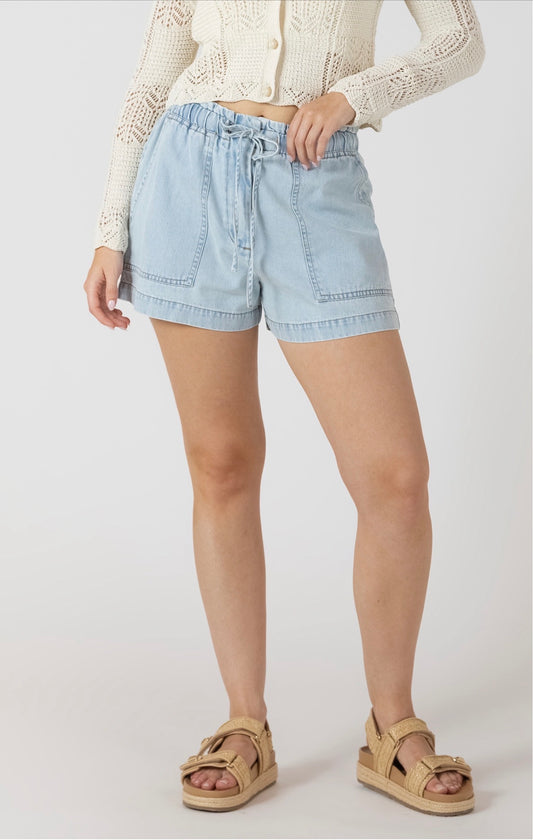 Dex Drawstring Denim Shorts
