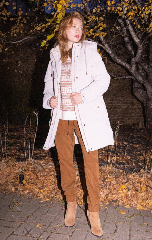 Dex Hooded Puffer Coat Birch