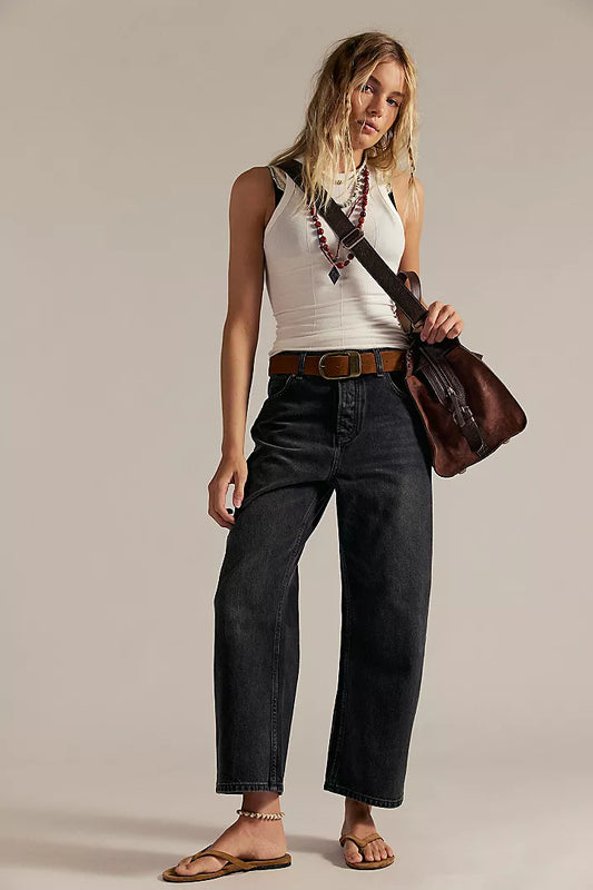 Free People Deep Trance Boyfriend Jeans Hypnosis