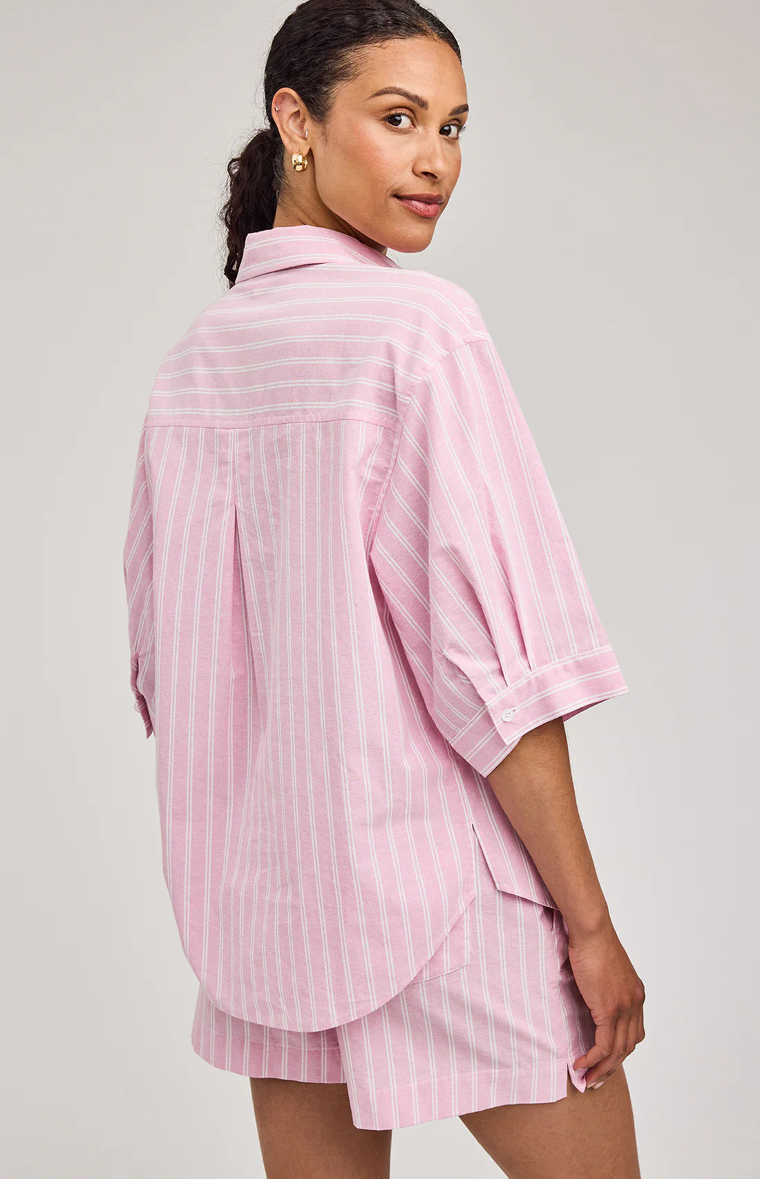 Gentle Fawn Blaine Button Down Shirt Carnation Stripe
