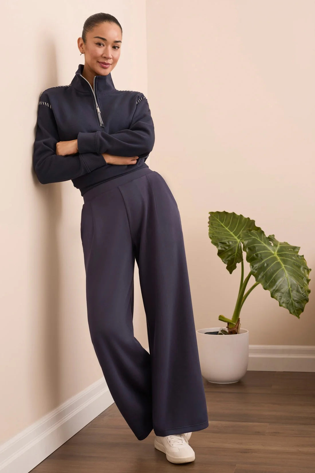 Tribal Lux Wide Leg Pants Sapphire