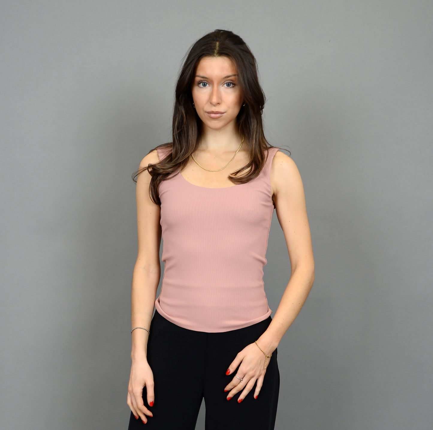 RD Style Tanith Ribbed Tank Clay