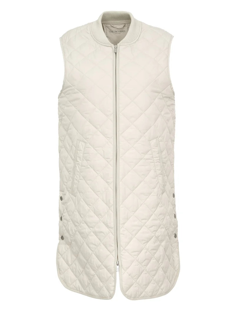 Ilse Jacobsen Padded Quilt Vest Cream