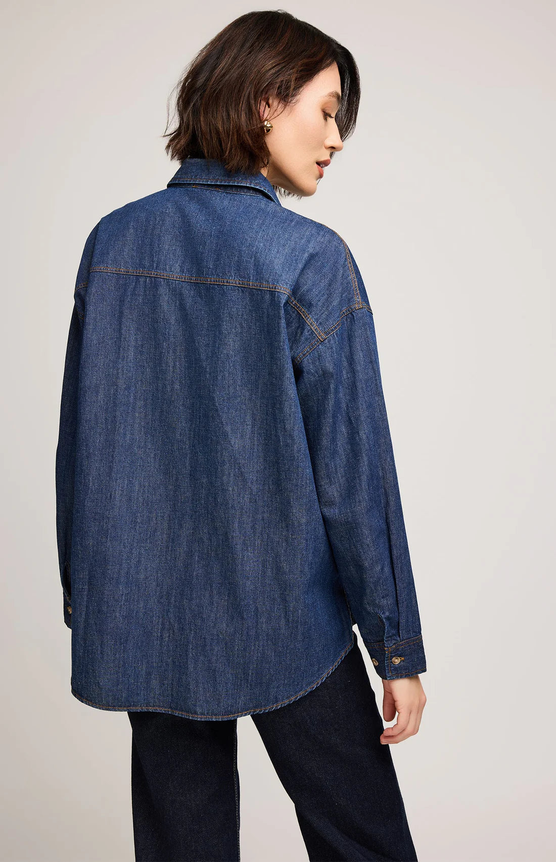Gentle Fawn Whitney Denim Button Down Shirt