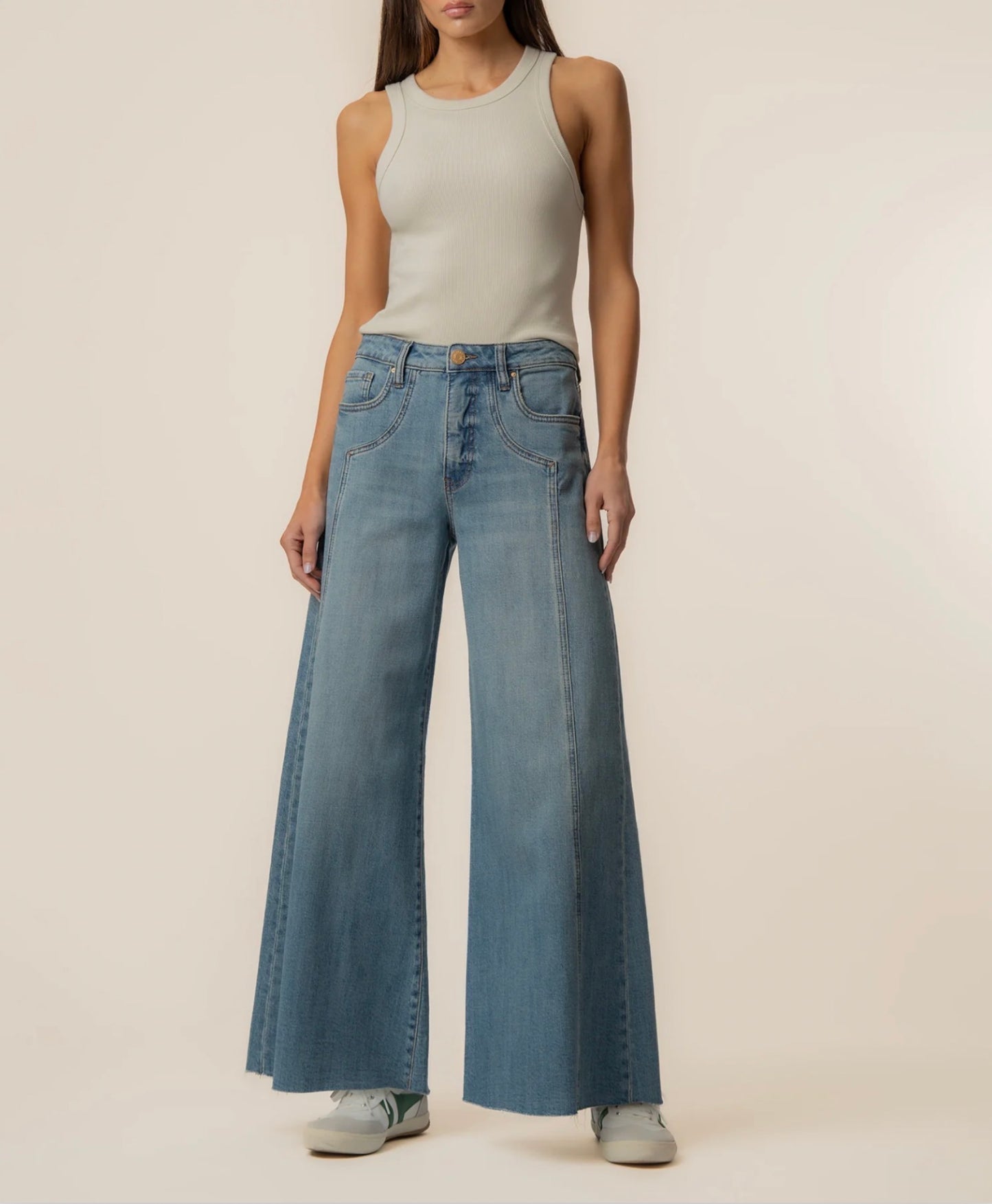 Kut Blake Super Wide Leg Jeans