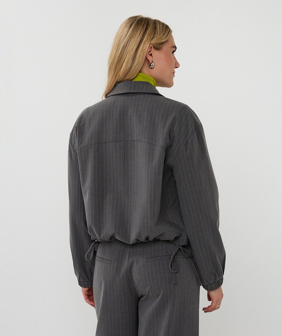 Esqualo Pin Stripe Jacket Grey
