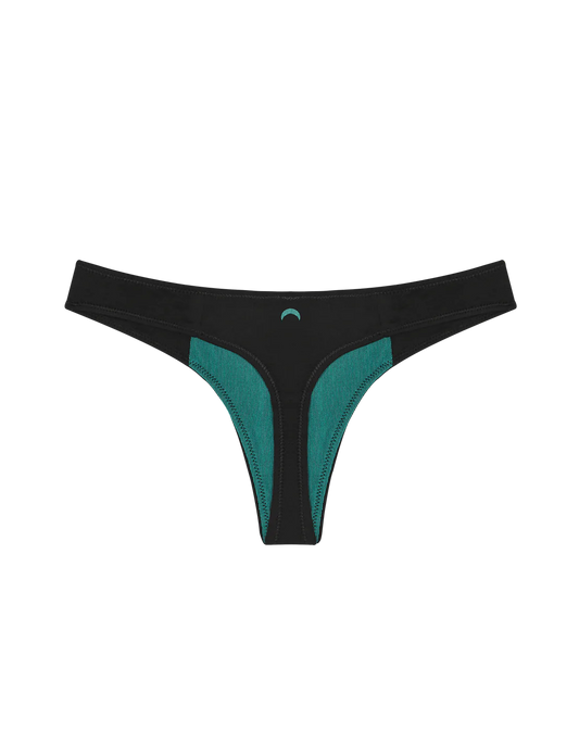 Huha Low Profile Thong Mineral Undies Black