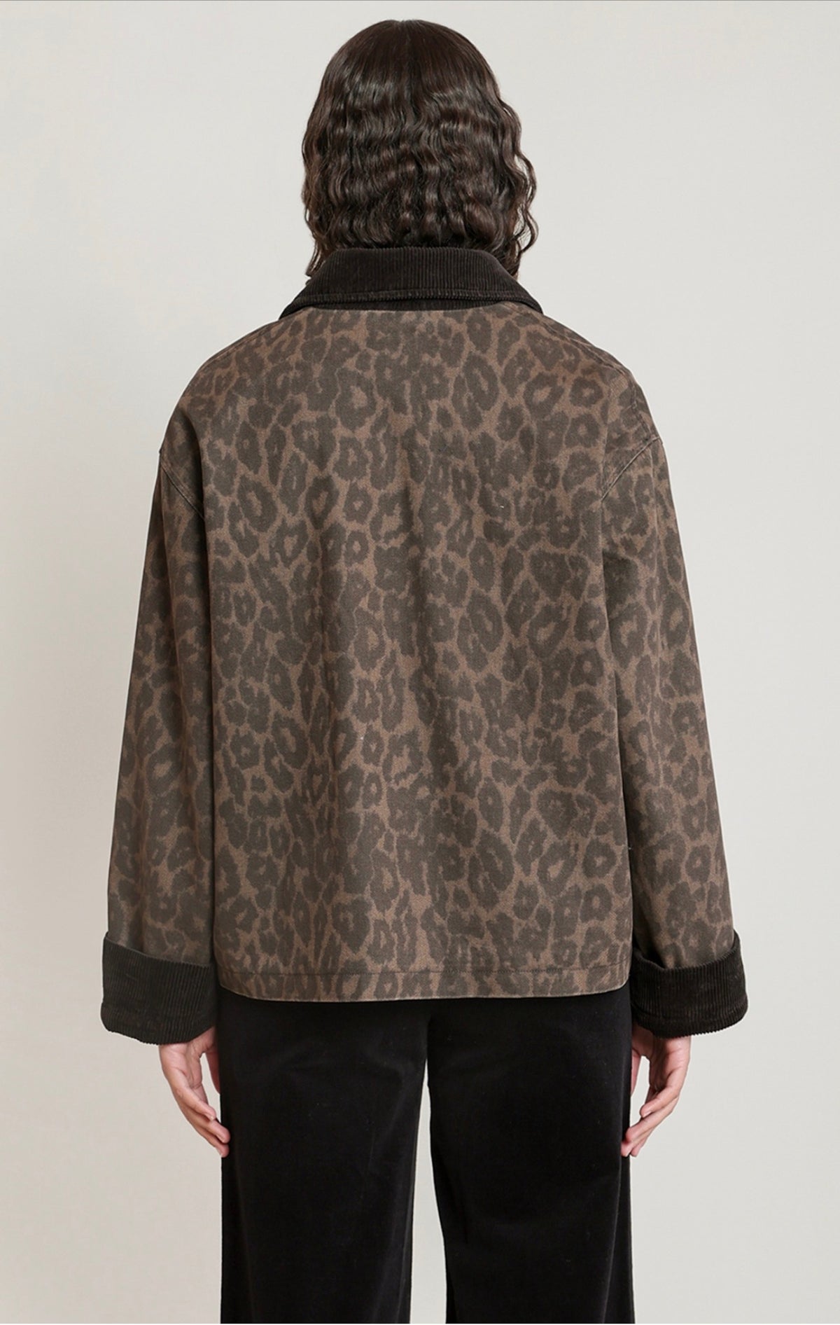 Dex Leopard Denim Jacket
