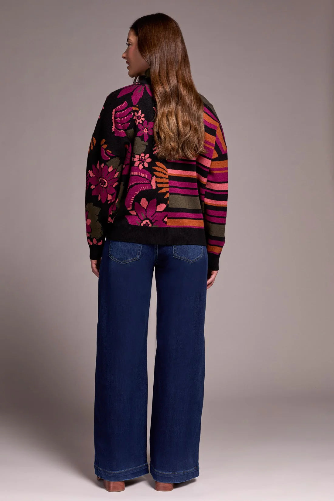 Tribal Combo Print Cardigan