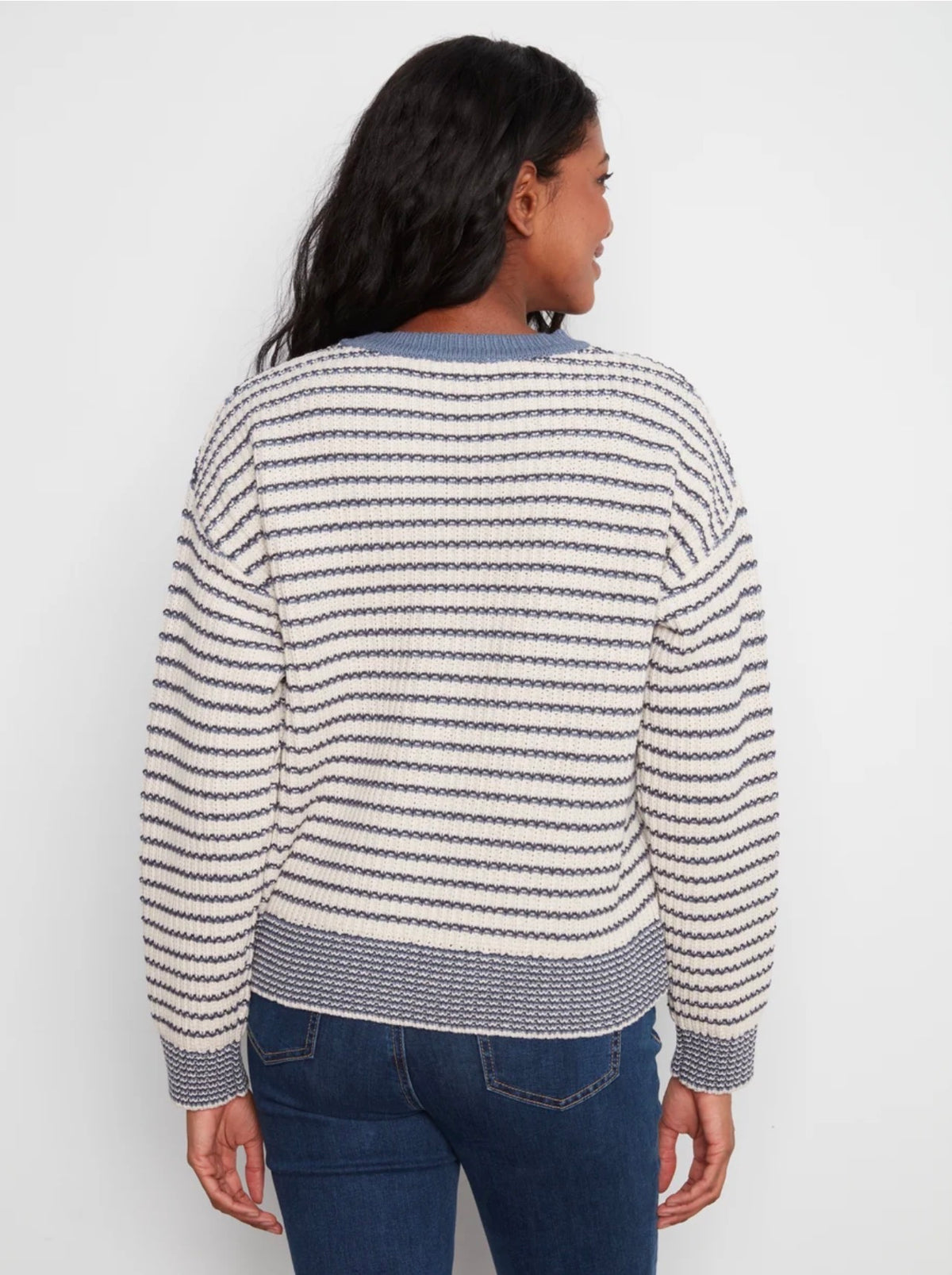 Charlie B Striped Knit Sweater