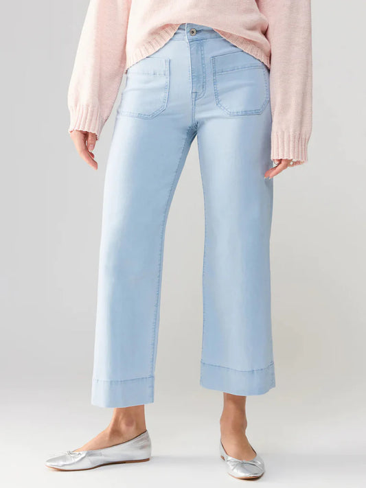Sanctuary The Marine Crop Pants Ultra Pale