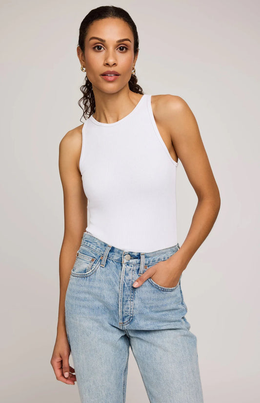 Gentle Fawn Ronan Ribbed Tank White