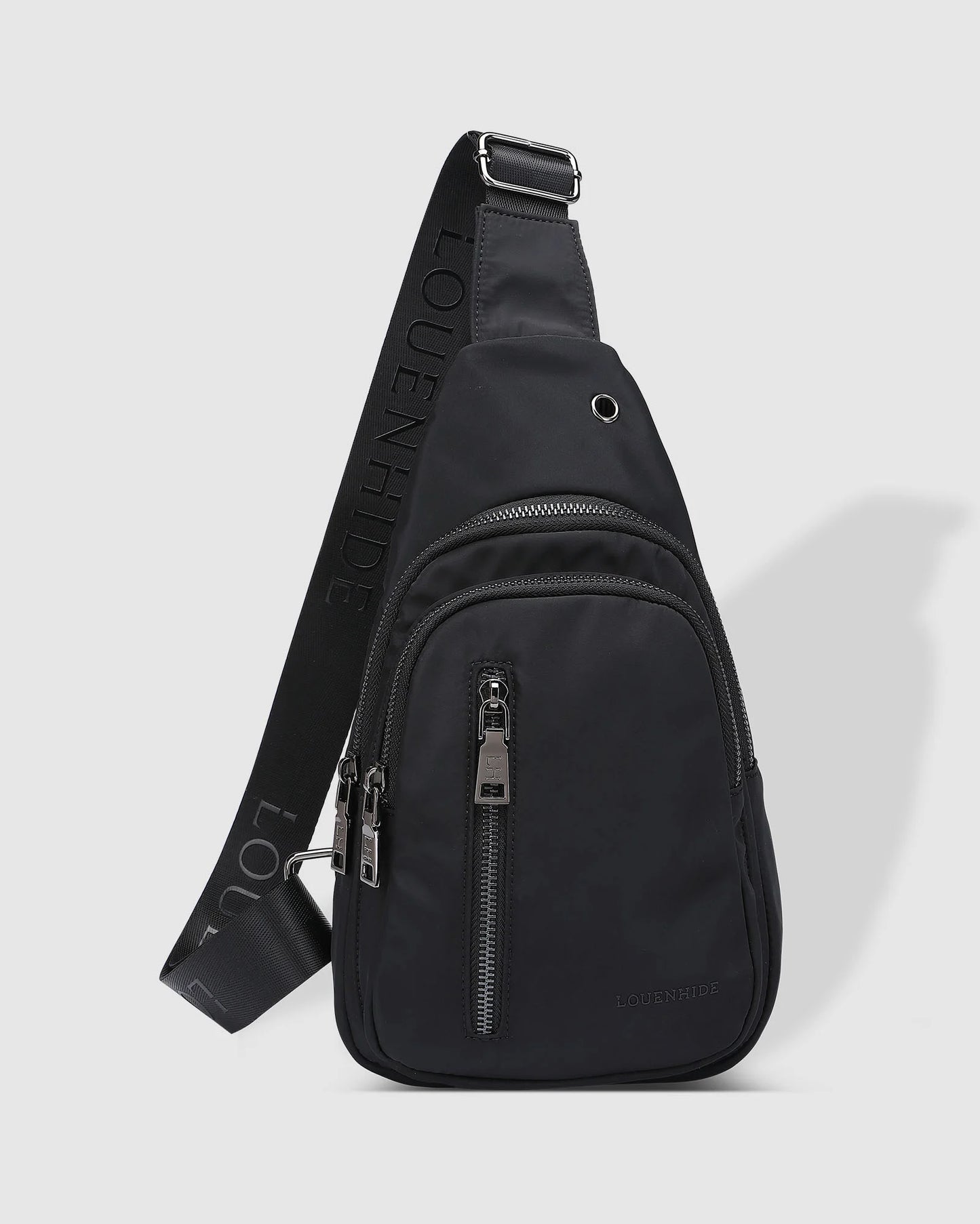 Louenhide Boyd Nylon Sling Bag Black