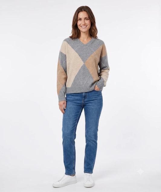 Esqualo Argile V-Neck Sweater