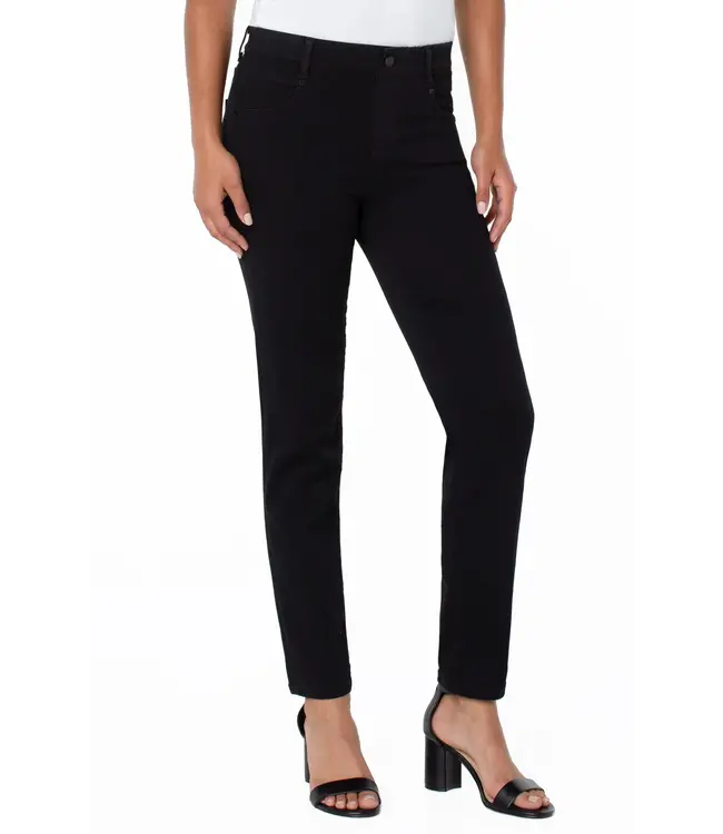 Liverpool Gia Glider Slim Pants Black
