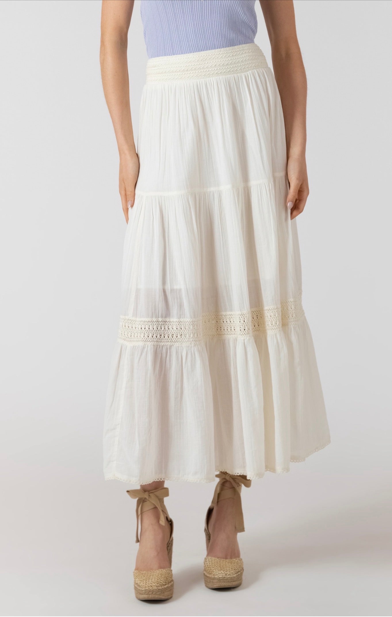 Dex Crochet Maxi Skirt