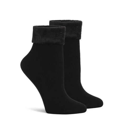 Lemon 2Pk Thermal Fleece Crew Socks