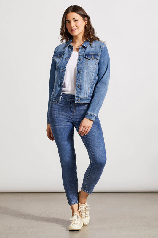 Tribal Clssic Fit Comfort Stretch Denim Jacket
