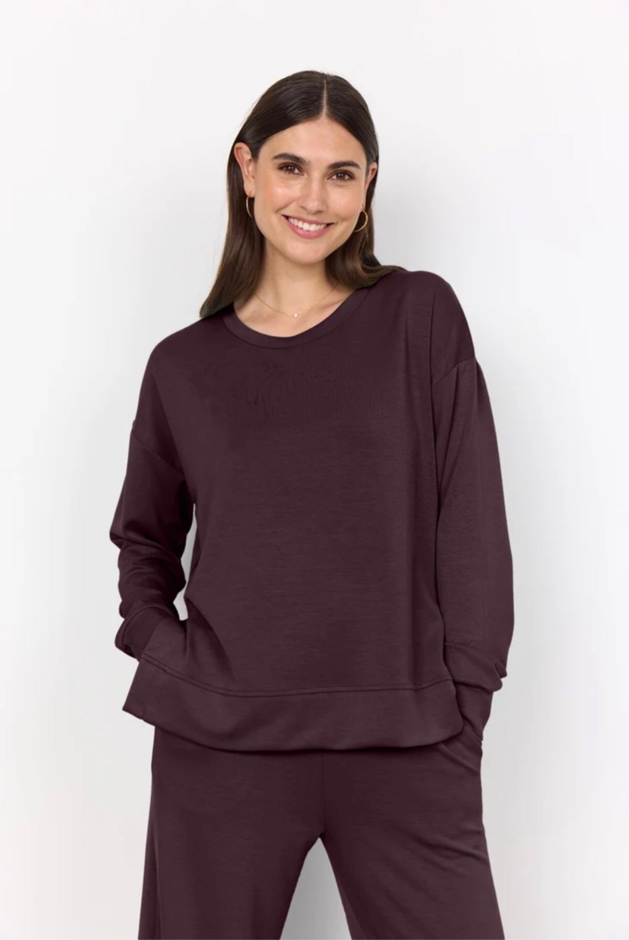 Soya Concept Banu Sweatshirt Dark Plum