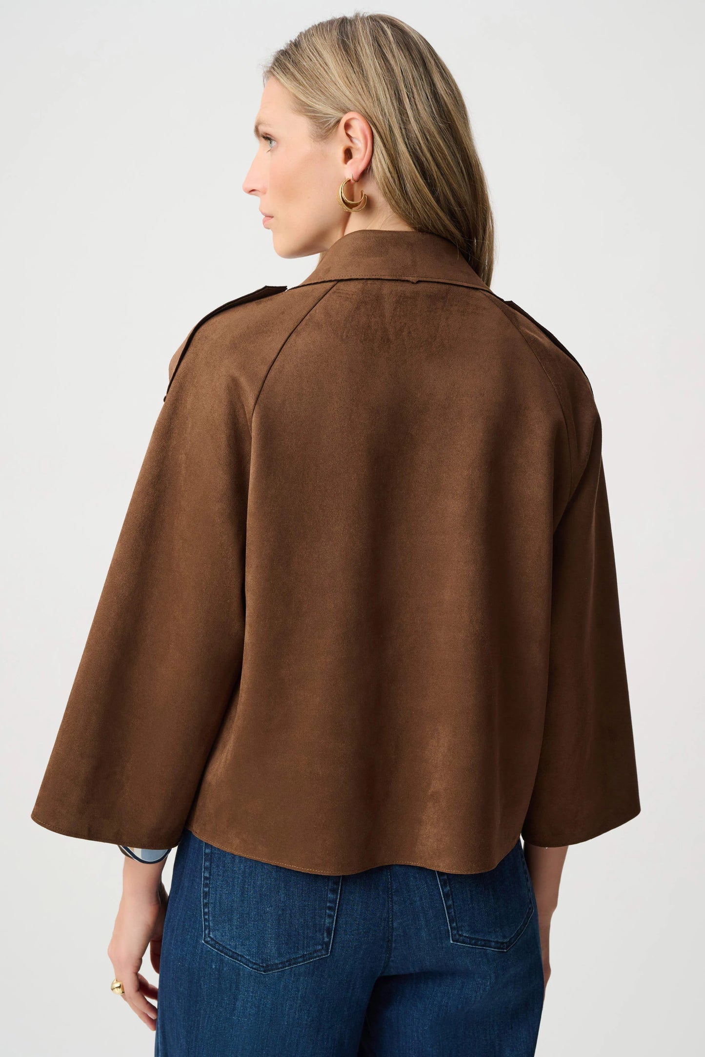 Joseph Ribkoff Scuba Suede Boxy Jacket
263000