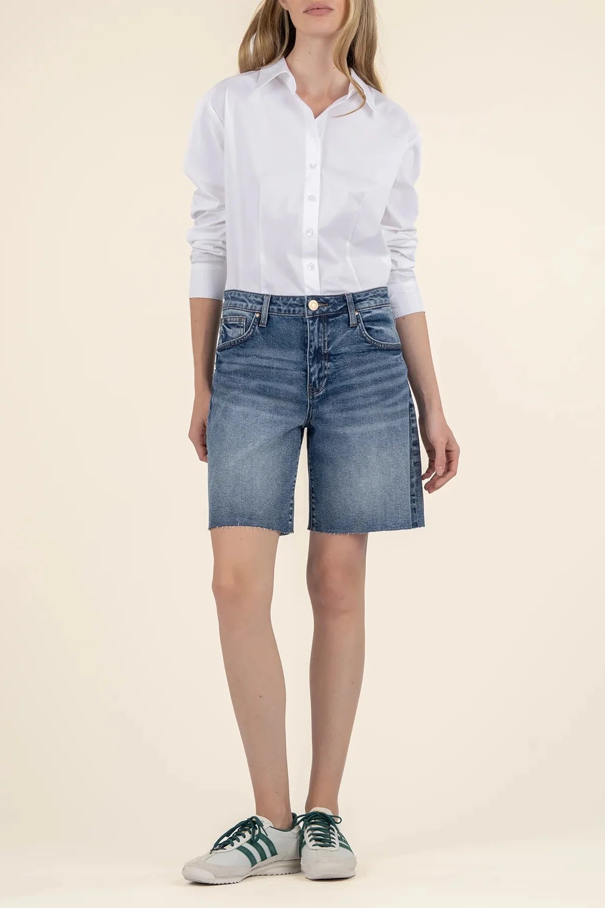Kut Hailey High Rise Bermuda Shorts