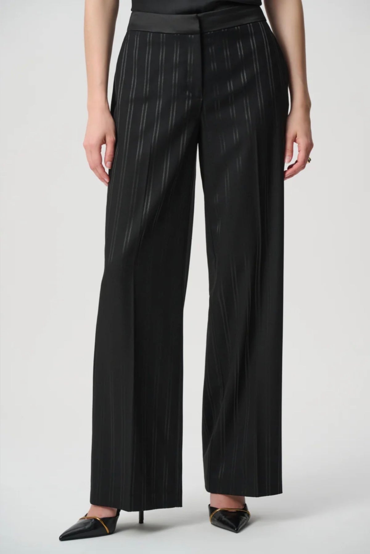 Joseph Ribkoff Edit 57 Tailored Striped Wide Leg Pants