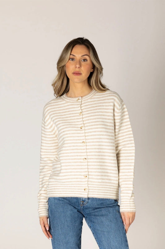 Lyla & Luxe Avril Striped Cardigan