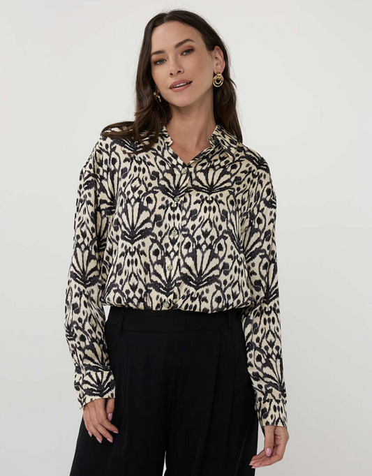 Esqualo Silky Printed Blouse