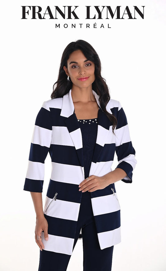 Frank Lyman Striped Blazer
