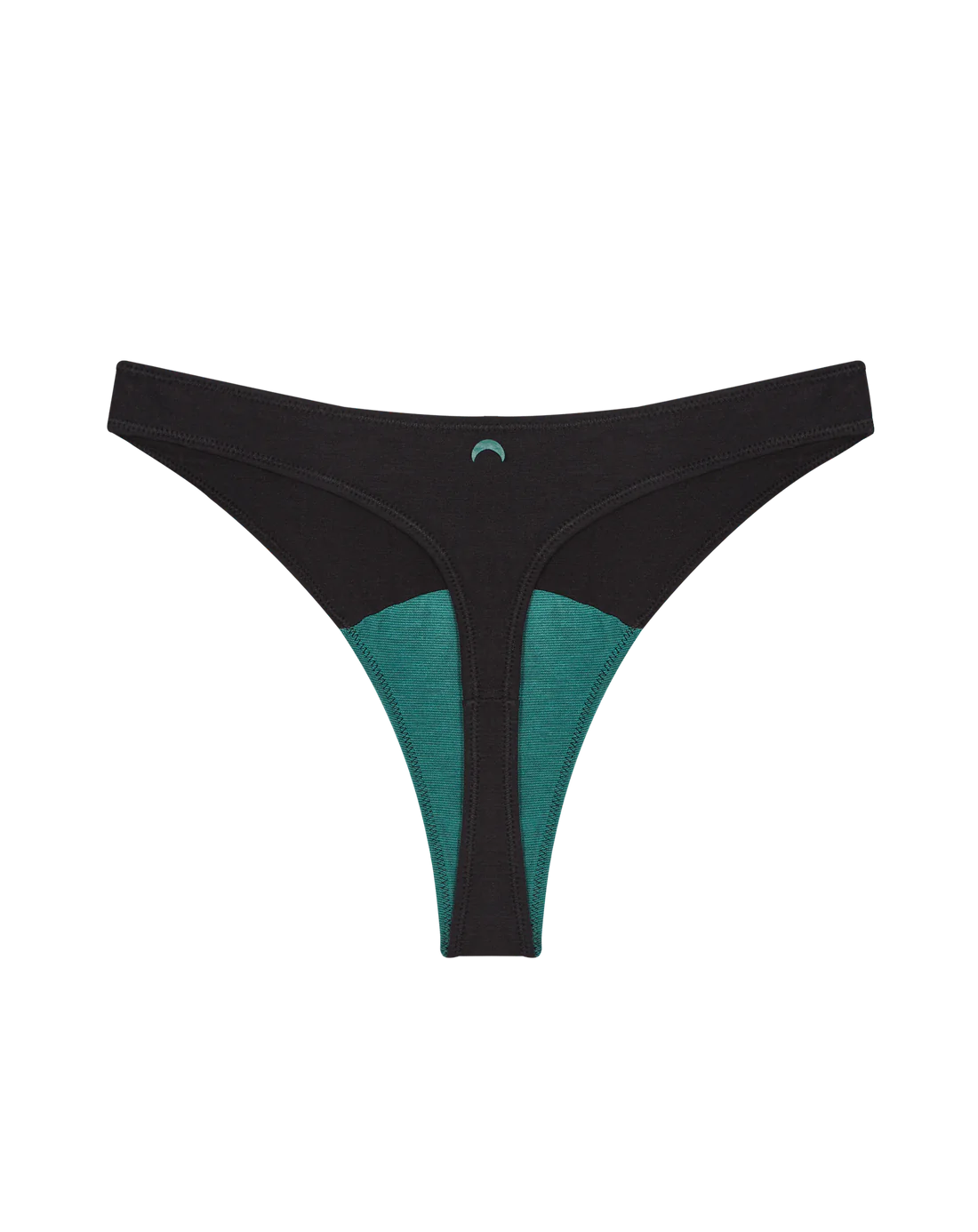 Huha High Rise Thong Mineral Undies Black