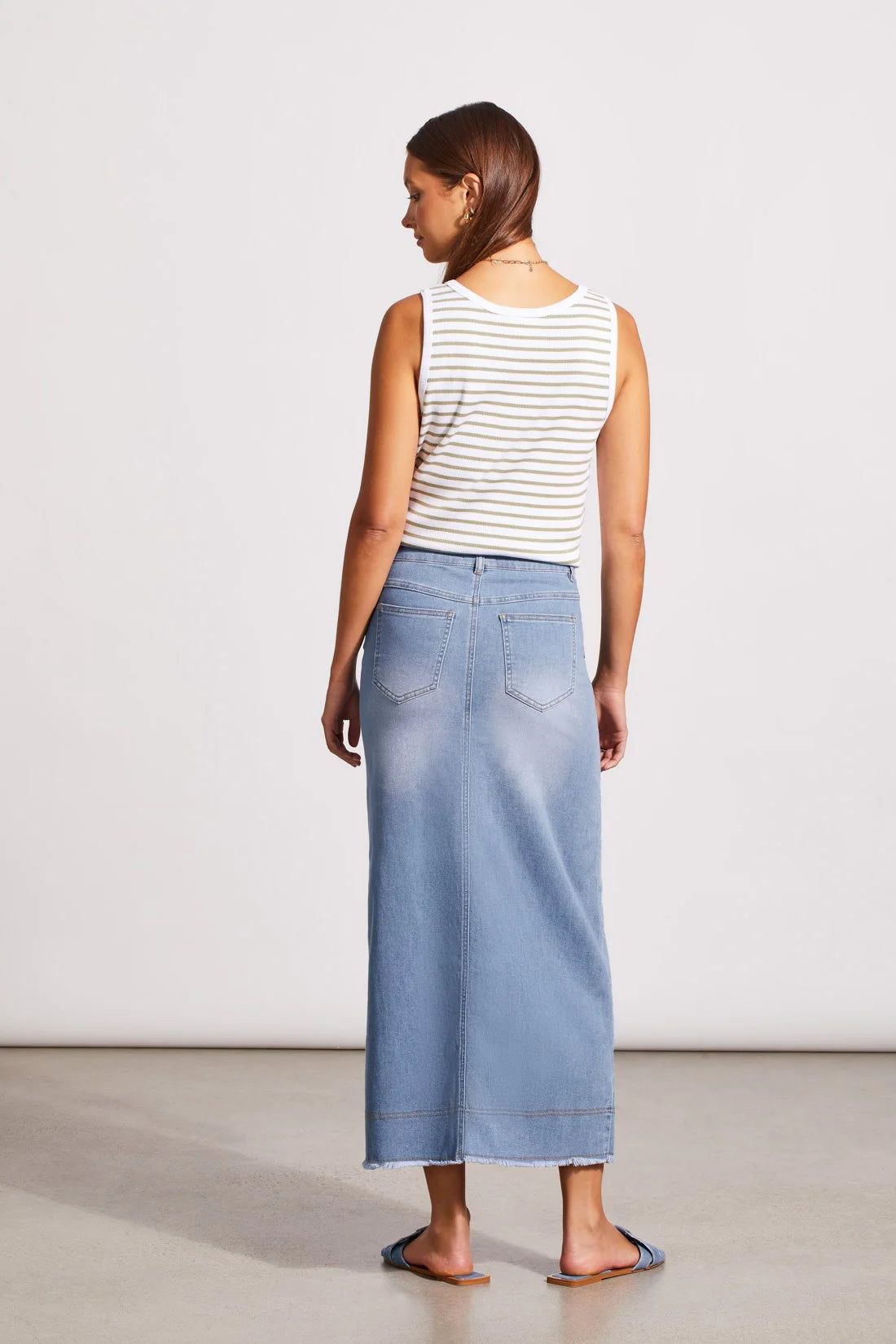 Long Denim Skirt