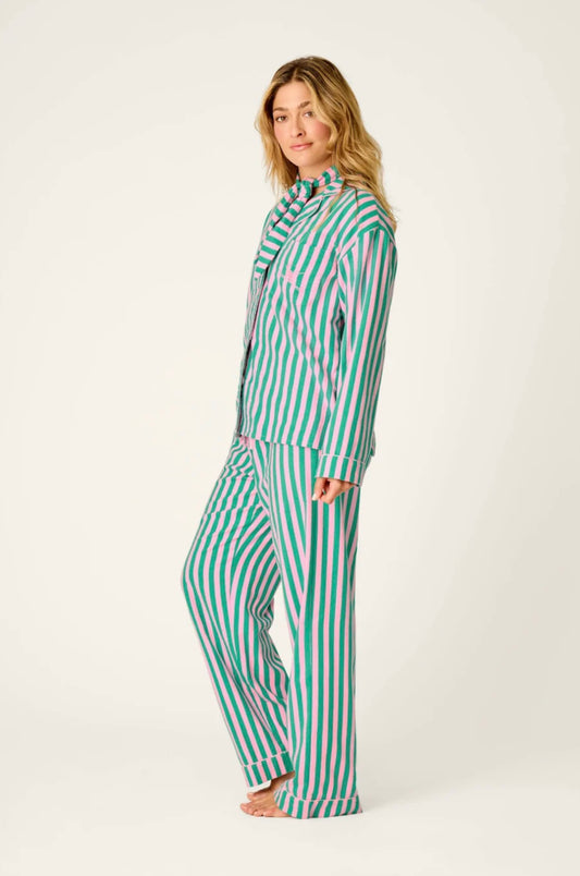PJ Salvage Bunny Icon Flannel Pj Set