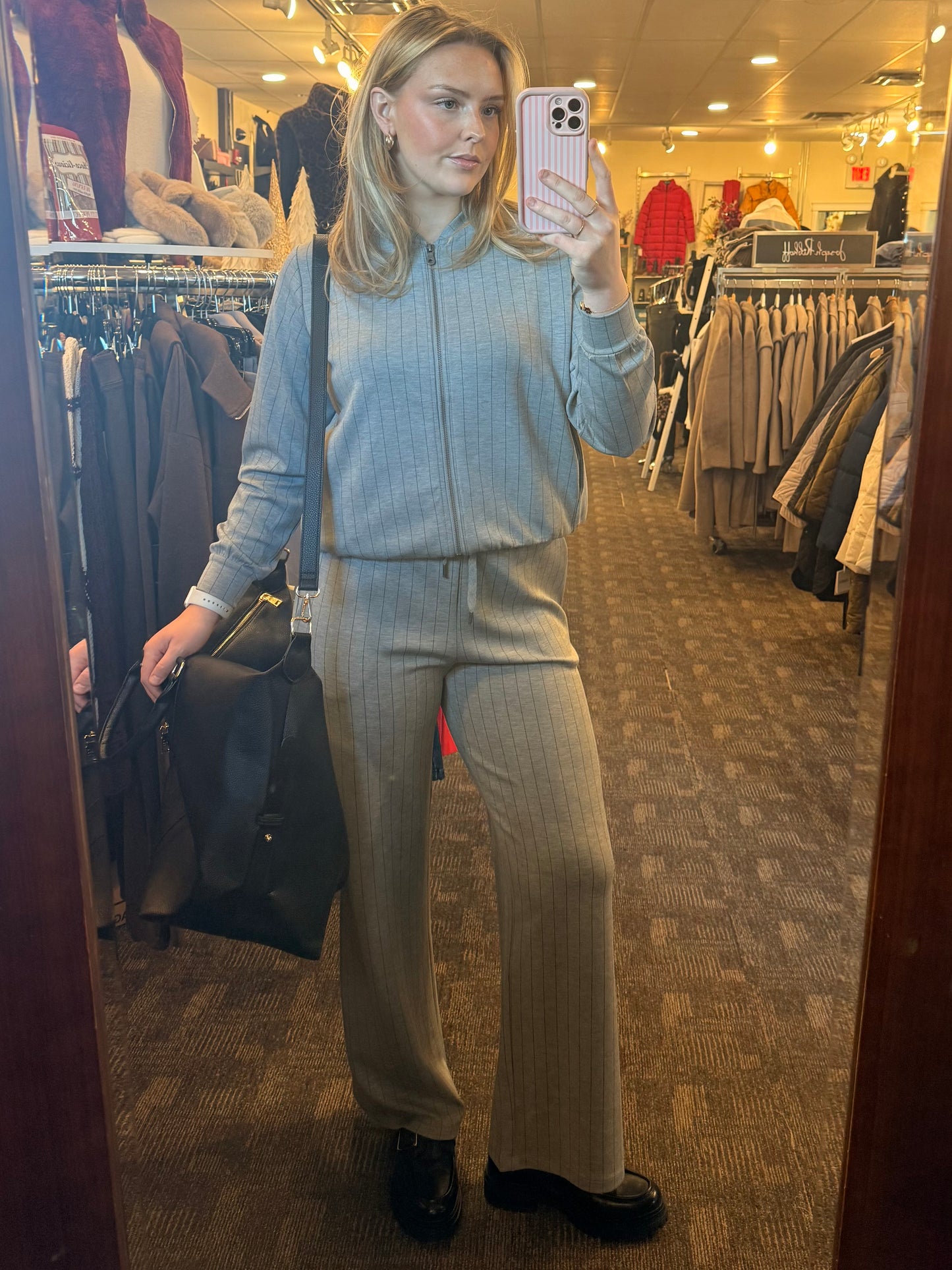 Soya Concept Vivi Striped Pants Grey