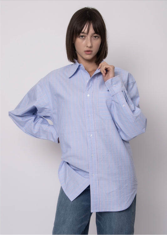 RD Style Padme Oxford Shirt Sky Blue
