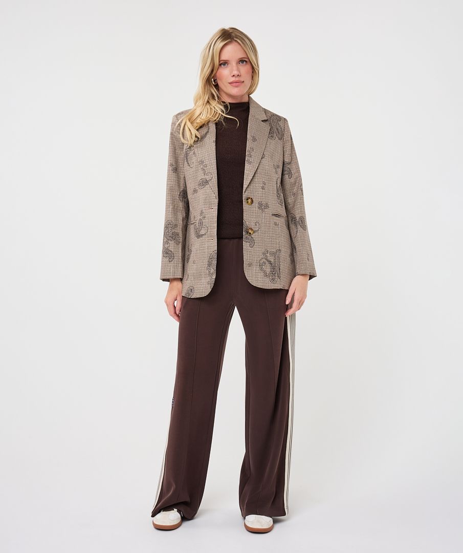 Esqualo Paisley Check Blazer