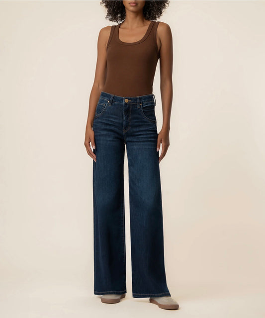 Kut Maya High Rise Wide Leg Jeans Angelically