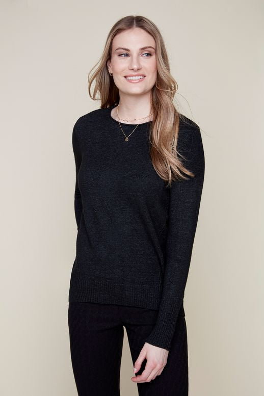 Renuar Round Neck Sweater Black